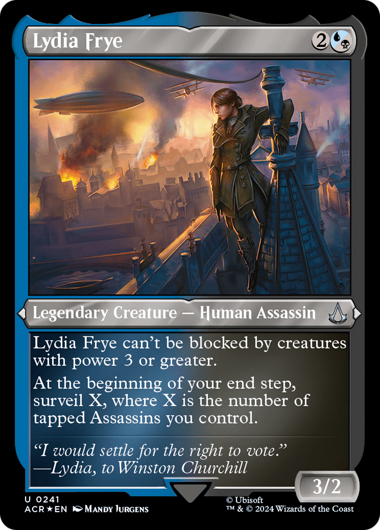 Lydia Frye (ACR-241) - [Assassin's Creed] Etched Foil