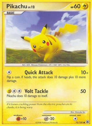 Pikachu (70/100) [Diamant &amp; Perle : Majestic Dawn] 