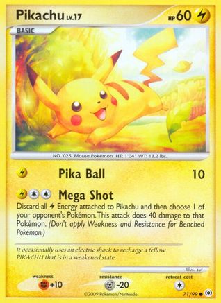 Pikachu (71/99) [Platine : Arceus] 