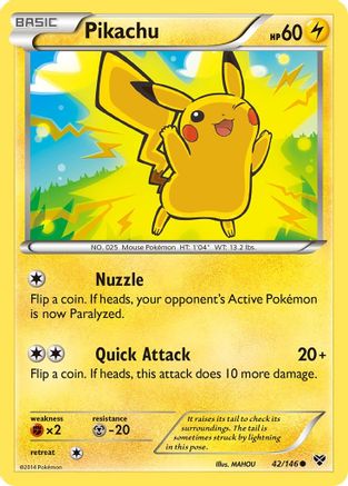 Pikachu (42/146) [XY : Ensemble de base] 