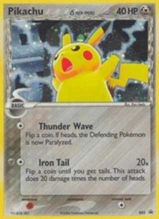 Pikachu (035) (Espèces Delta) [Nintendo : Promos Black Star] 