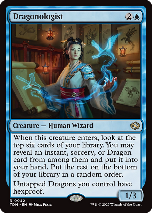 Dragonologist (TDM-042) - [Tarkir: Dragonstorm] Foil