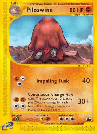 Piloswine (43)/144 - [Skyridge]