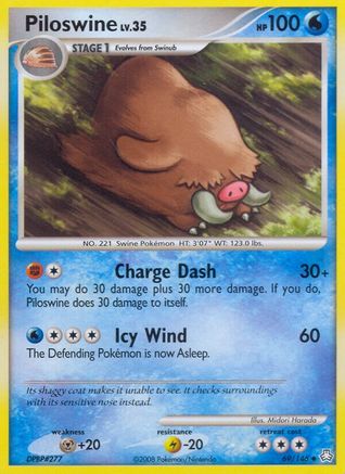 Piloswine (69/146) [Diamant et Perle : Légendes éveillées] 