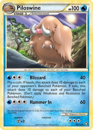 Piloswine 48/102 - [Triumphant]
