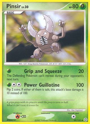 Pinsir (59/132) [Diamant et Perle : Merveilles secrètes] 