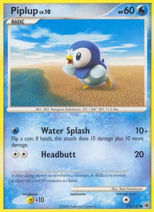 Piplup (71) 71/100 - [Majestic Dawn]
