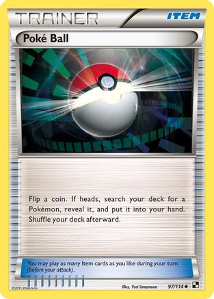 Poke Ball (97/114) [Noir et Blanc : Ensemble de Base] 