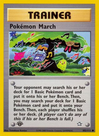 Pokemon March 102/111 - [Neo Genesis] Unlimited