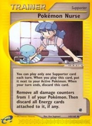 Pokemon Nurse (145/165) [Expedition: Base Set]