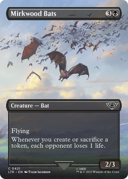 Mirkwood Bats (LTR-421) - [The Lord of the Rings: Tales of Middle-earth] (Borderless) Foil