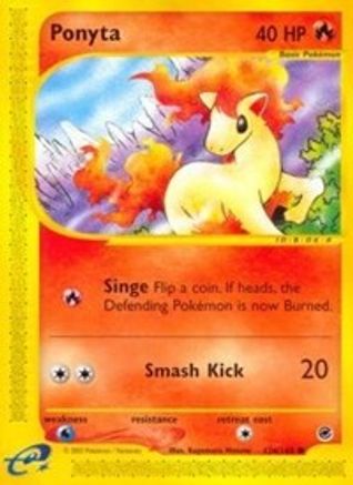 Ponyta (126/165) [Expédition : Ensemble de base] 