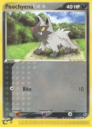 Poochyena - 63/109 63/109 - [Ruby and Sapphire]