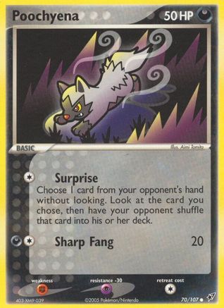 Poochyena (70/107) [EX : Deoxys] 