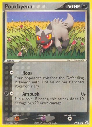 Poochyena 79/113 - [Delta Species] Reverse Holofoil