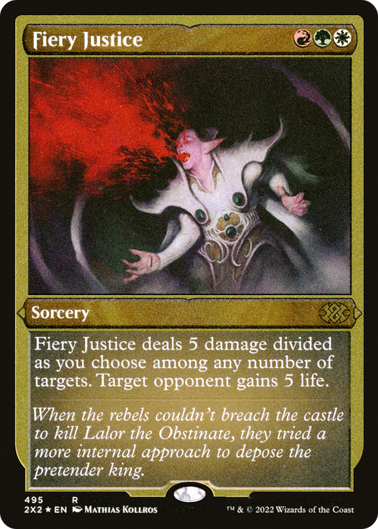 Fiery Justice (2X2-495) - [Double Masters 2022] Foil