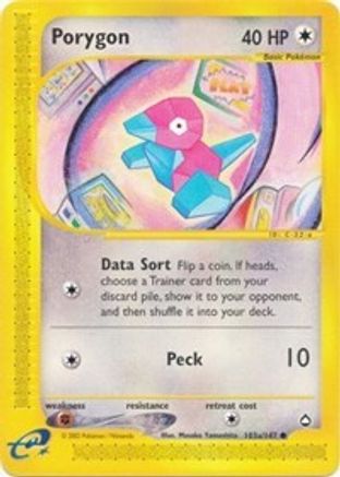 Porygon (103b/147) [Aquapolis] 