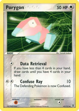 Porygon (47/112) [EX : Rouge Feu et Vert Feuille] 
