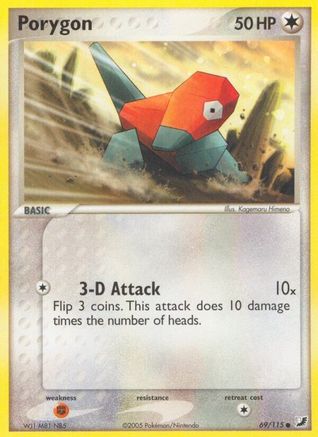 Porygon/115 - [Unseen Forces] Reverse Holofoil