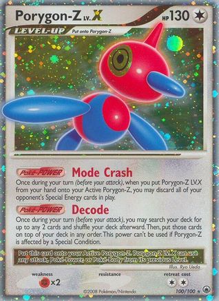 Porygon-Z LV.X/100 - [Majestic Dawn] Holofoil