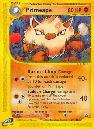 Primeape/147 - [Aquapolis]