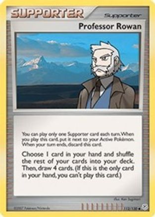 Professeur Rowan (112/130) [Diamant et perle : ensemble de base] 