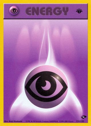 Psychic Energy 131/132 - [Gym Challenge] 1st Edition
