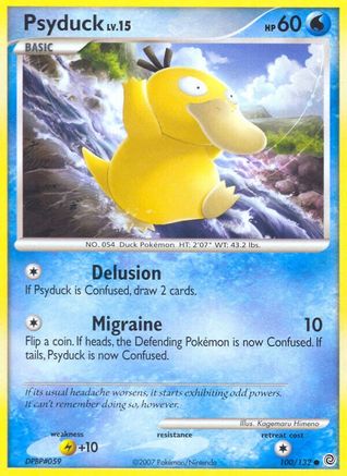 Psyduck (100/132) [Diamant &amp; Perle : Merveilles secrètes] 