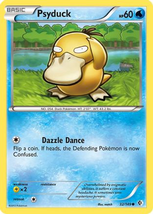 Psyduck (32/149) [Noir et blanc : frontières franchies] 