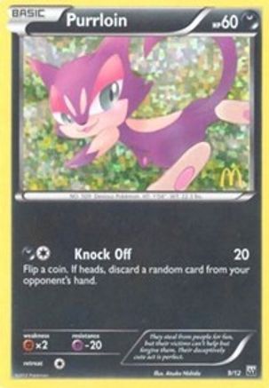 Purrloin - 9/12/12 - [McDonalds Promos 2012] Holofoil