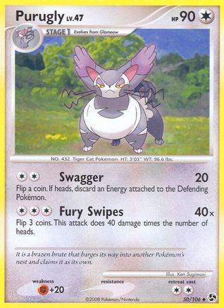 Purugly (50/106) [Diamant &amp; Perle : Grandes Rencontres] 