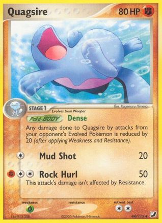 Quagsire/115 - [Unseen Forces] Reverse Holofoil