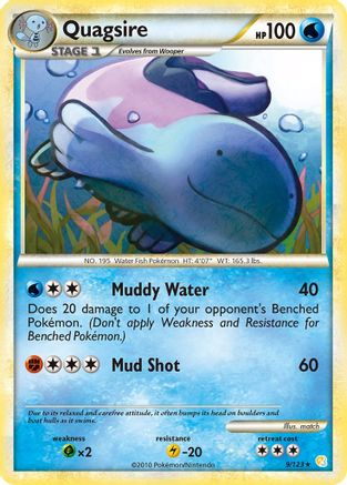 Quagsire 9/123 - [HeartGold SoulSilver] Holofoil