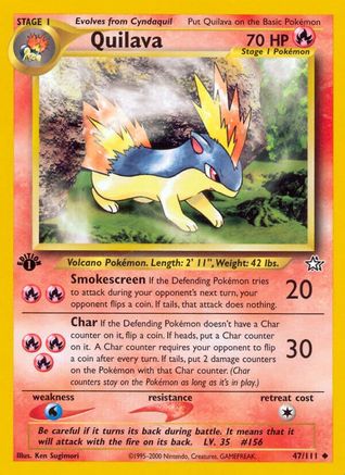 Quilava (47) 47/111 - [Neo Genesis] 1st Edition