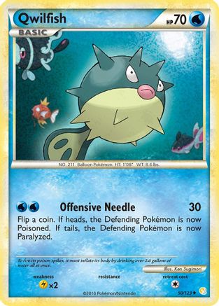 Qwilfish (50/123) [HeartGold &amp; SoulSilver : ensemble de base] 