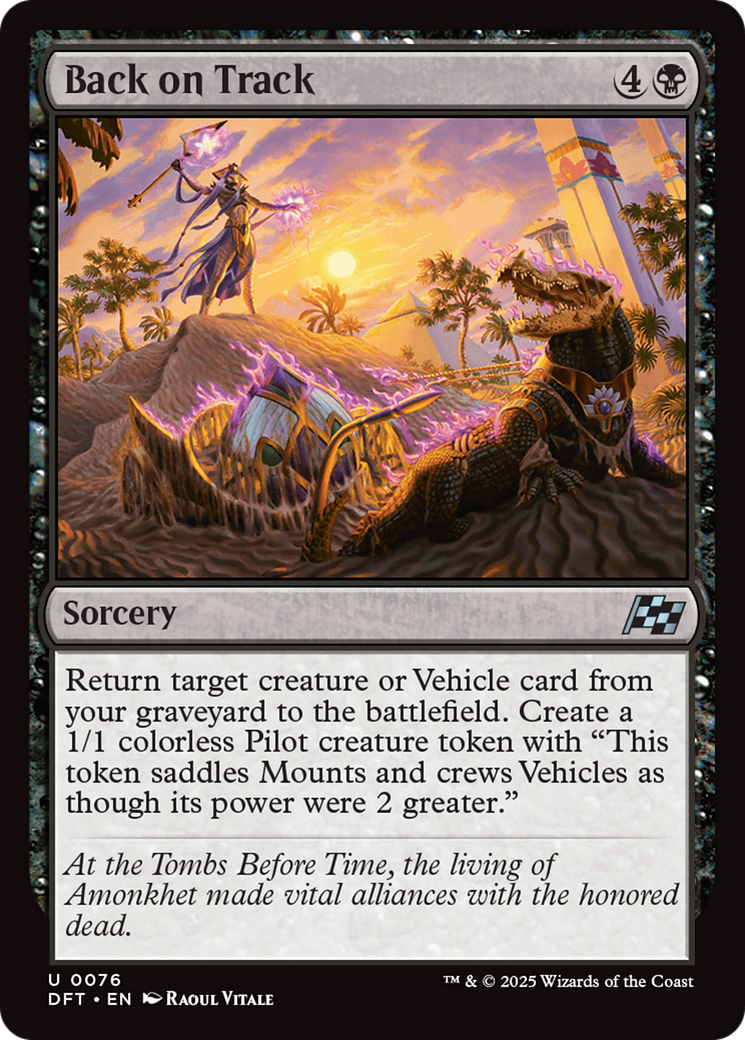 Back on Track (DFT-076) - [Aetherdrift] Foil
