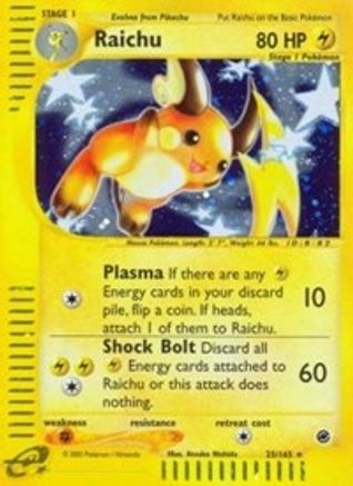 Raichu (25/165) [Expédition : Ensemble de base] 