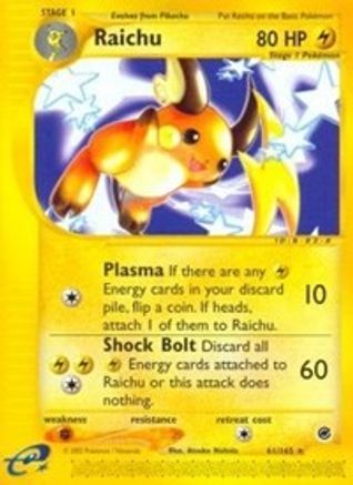 Raichu (61/165) [Expédition : Ensemble de base] 