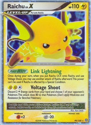 Raichu LV.X/100 - [Stormfront] Holofoil