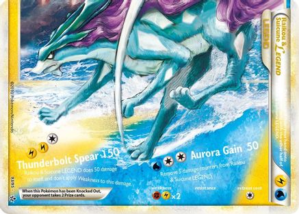 Raikou &amp; Suicune LÉGENDE (93/95) [HeartGold &amp; SoulSilver : Unleashed] 