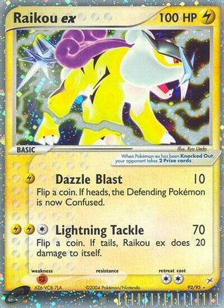 Raikou ex/95 - [Team Magma vs Team Aqua] Holofoil