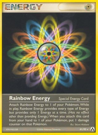 Rainbow Energy (81/92) (Estampillé) [EX : Legend Maker] 