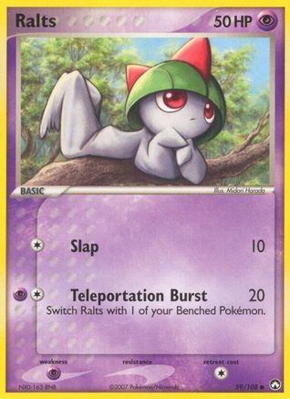 Ralts (59/108) [EX : Gardiens du pouvoir] 