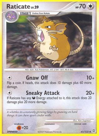 Raticate (61/132) [Diamant et Perle : Merveilles secrètes] 