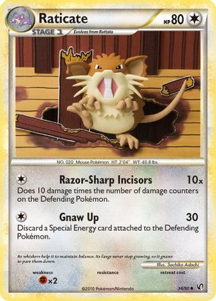 Raticate 34/90 - [Undaunted]