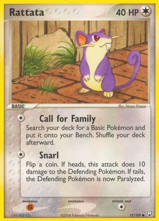 Rattata - 072/109 72/109 - [Team Rocket Returns] Reverse Holofoil