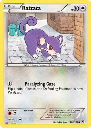 Rattata (104/149) [Noir et blanc : frontières franchies] 