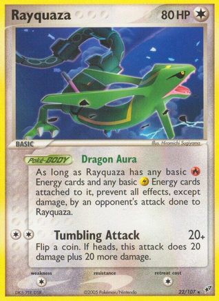 Rayquaza/107 - [Deoxys] Reverse Holofoil