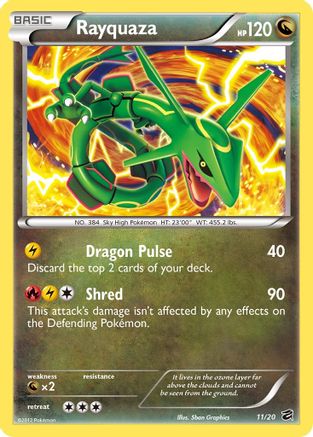 Rayquaza (11/20) [Noir et blanc : Dragon Vault] 