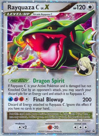 Rayquaza C LV.X (DP47) [Diamant et Perle : Promos Black Star] 